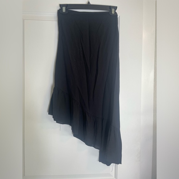 Nine West large black asymmetrical skirt - Picture 3 of 6